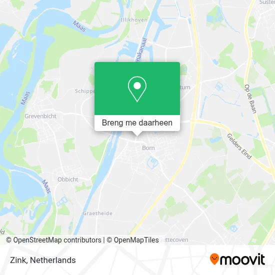 Zink kaart