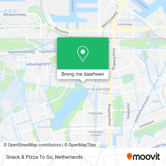 Snack & Pizza To Go kaart