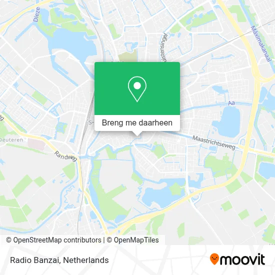 Radio Banzai kaart