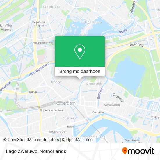 Lage Zwaluwe kaart