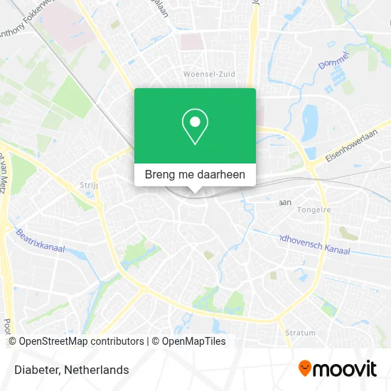 Diabeter kaart
