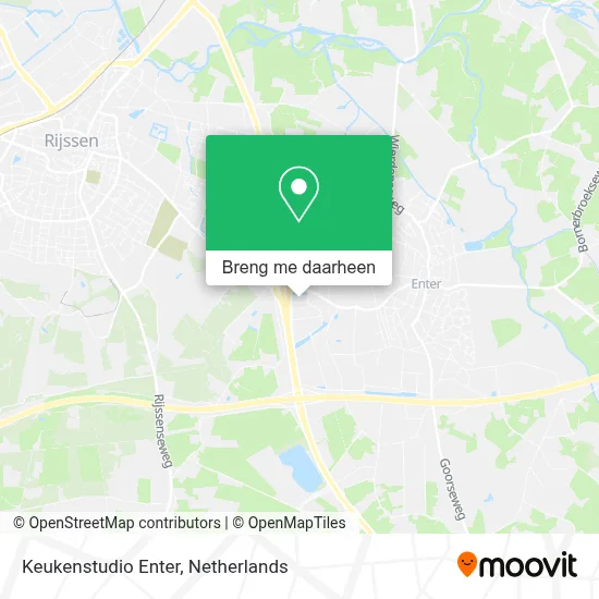 Keukenstudio Enter kaart