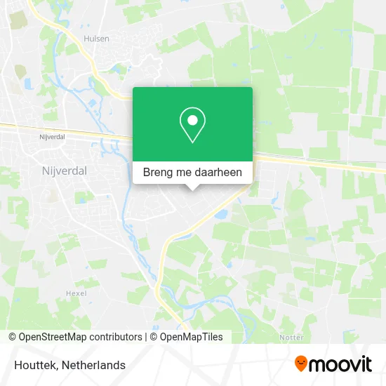 Houttek kaart