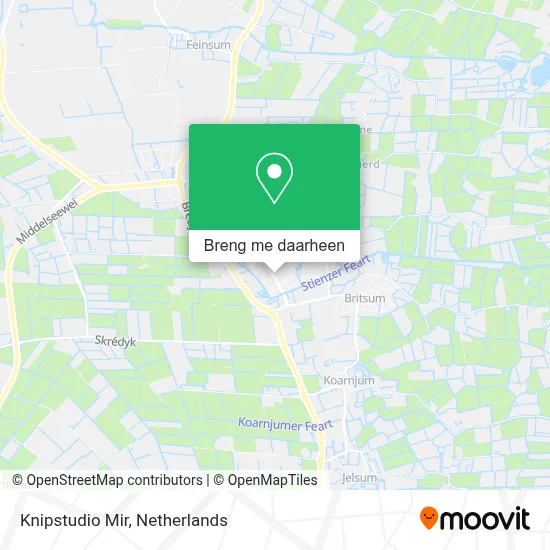Knipstudio Mir kaart
