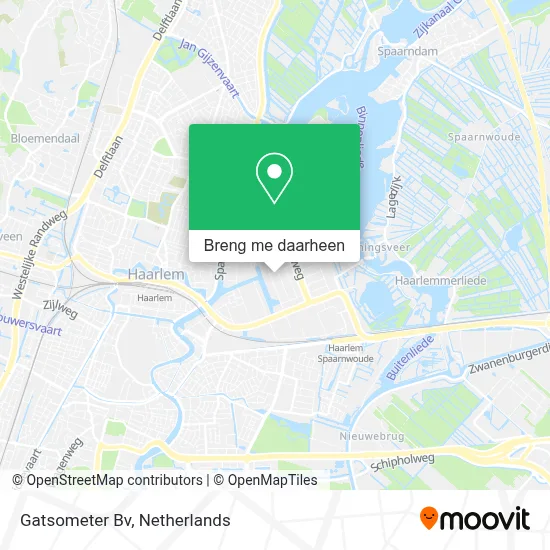 Gatsometer Bv kaart