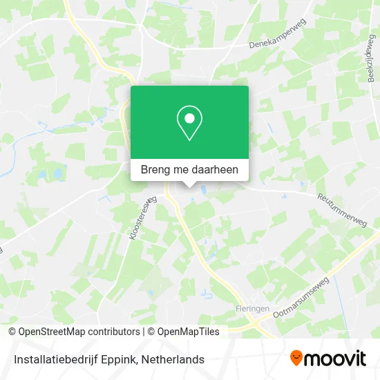 Installatiebedrijf Eppink kaart