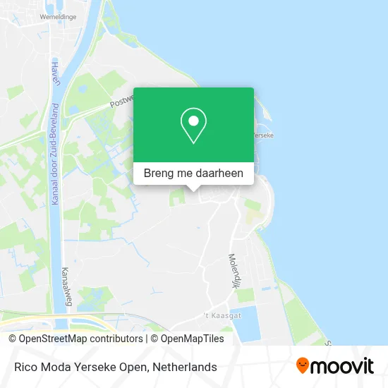 Rico Moda Yerseke Open kaart