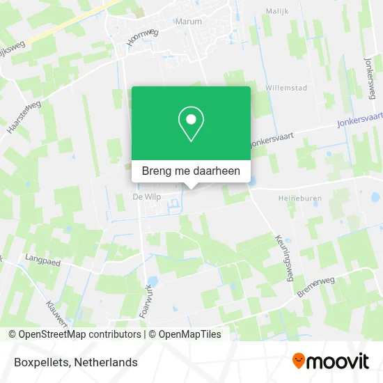 Boxpellets kaart