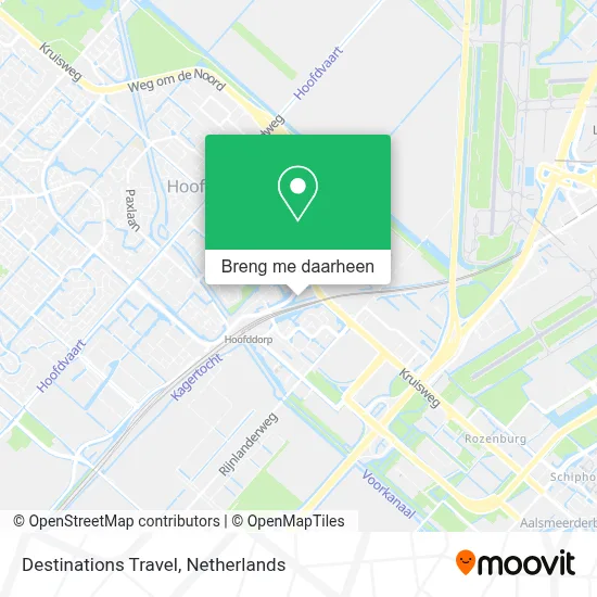 Destinations Travel kaart