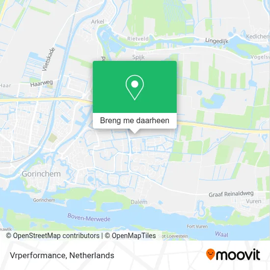 Vrperformance kaart