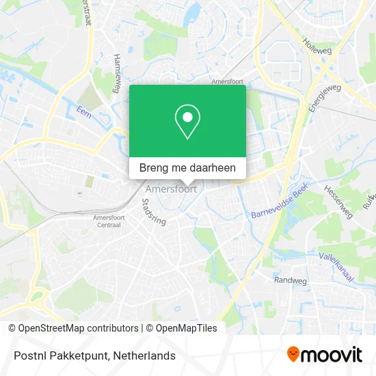 Postnl Pakketpunt kaart