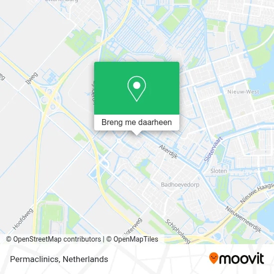 Permaclinics kaart