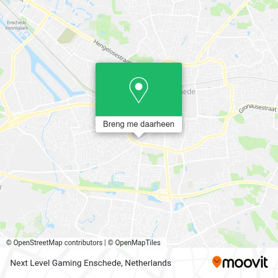 Next Level Gaming Enschede kaart