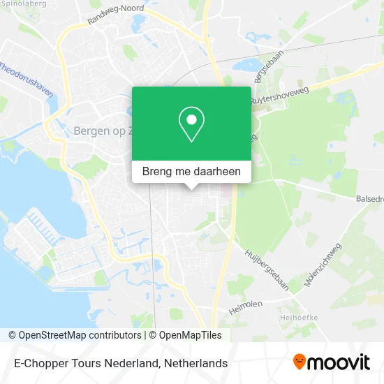 E-Chopper Tours Nederland kaart