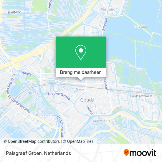 Palsgraaf Groen kaart