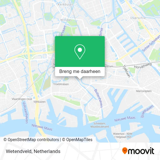Wetendveld kaart