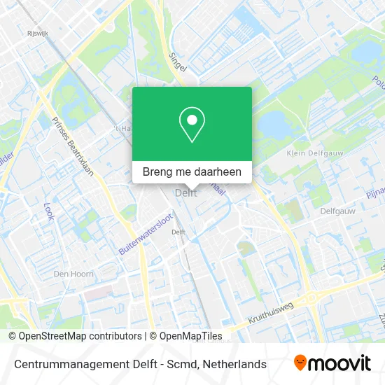 Centrummanagement Delft - Scmd kaart