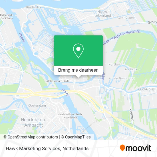 Hawk Marketing Services kaart