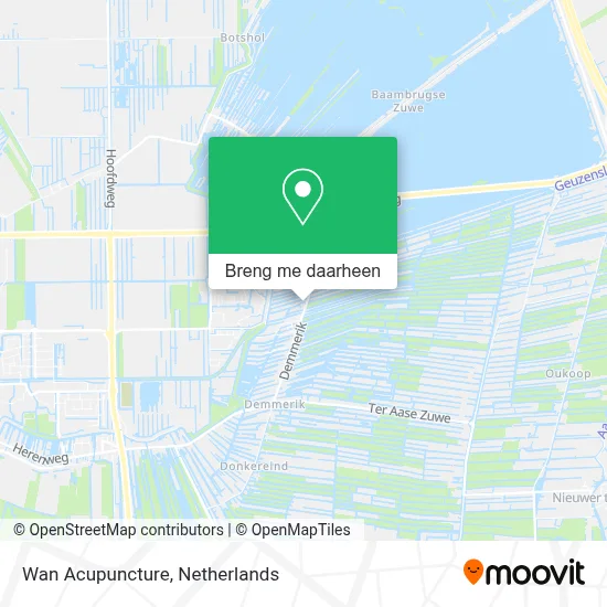 Wan Acupuncture kaart