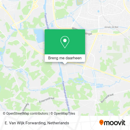E. Van Wijk Forwarding kaart