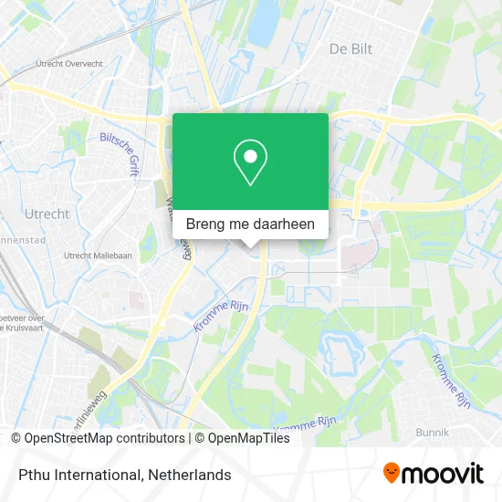 Pthu International kaart
