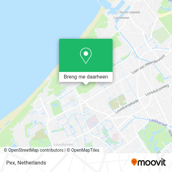 Pex kaart