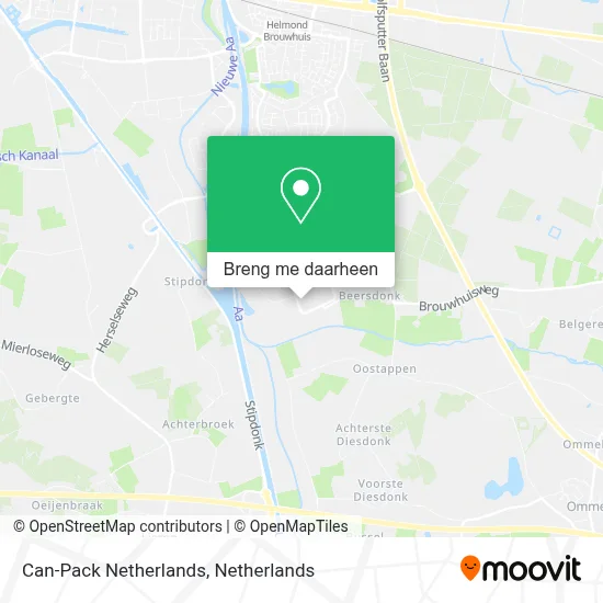 Can-Pack Netherlands kaart