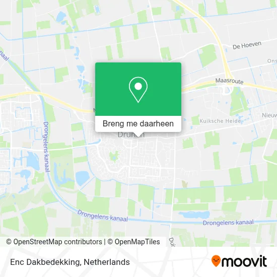Enc Dakbedekking kaart