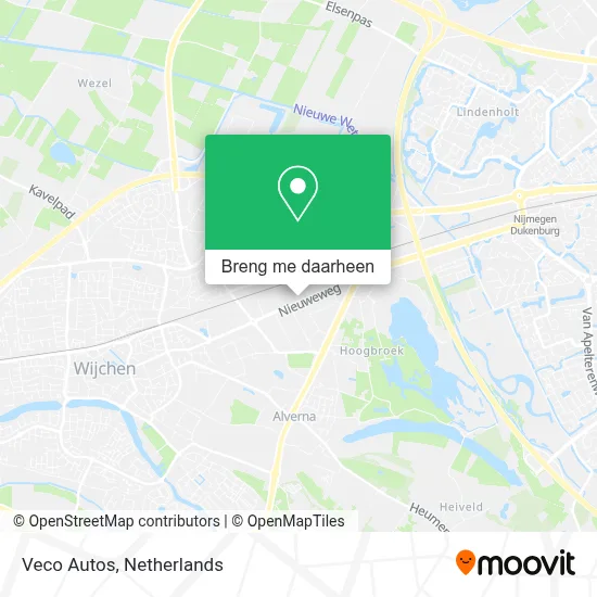 Veco Autos kaart
