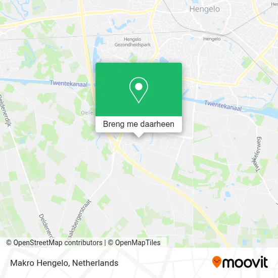 Makro Hengelo kaart