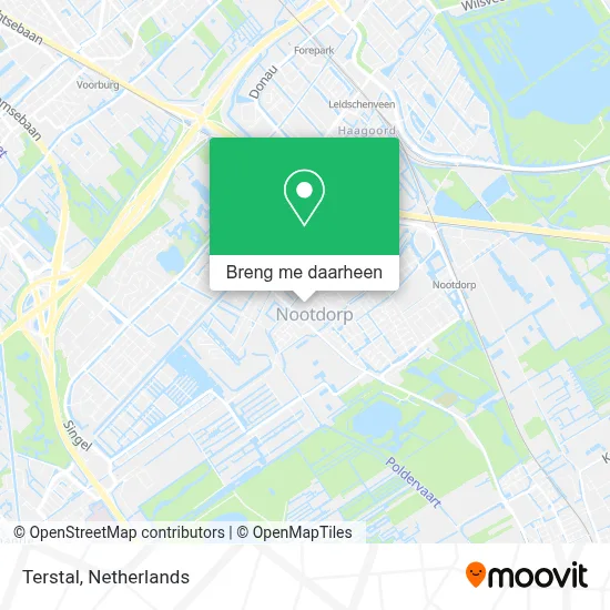 Terstal kaart