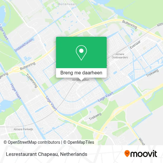 Lesrestaurant Chapeau kaart