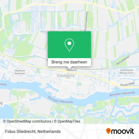 Fidus Sliedrecht kaart