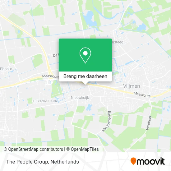 The People Group kaart
