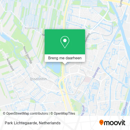 Park Lichtegaarde kaart