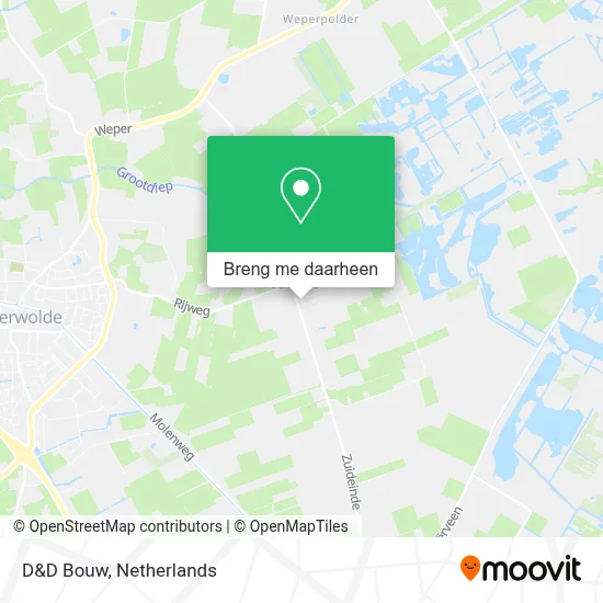 D&D Bouw kaart