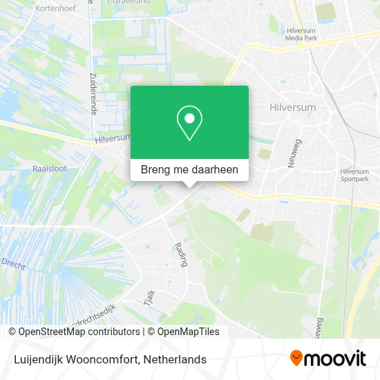 Luijendijk Wooncomfort kaart