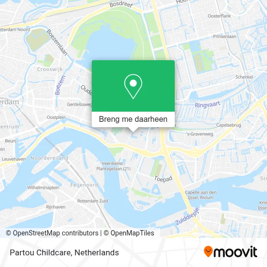 Partou Childcare kaart