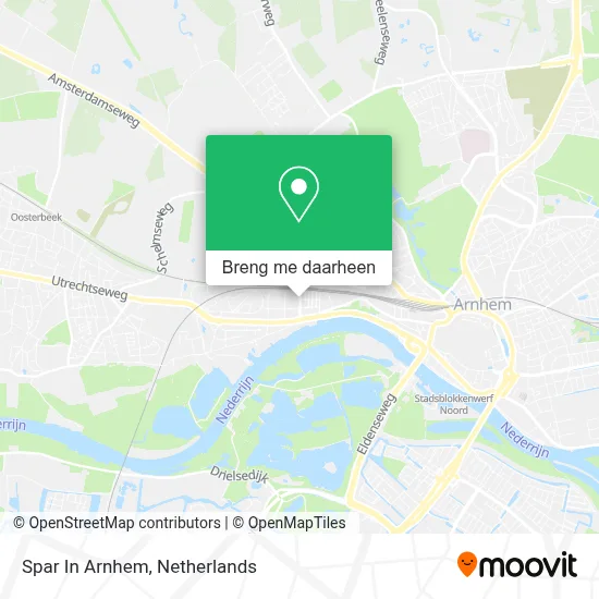 Spar In Arnhem kaart
