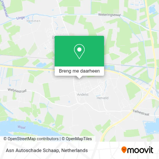 Asn Autoschade Schaap kaart