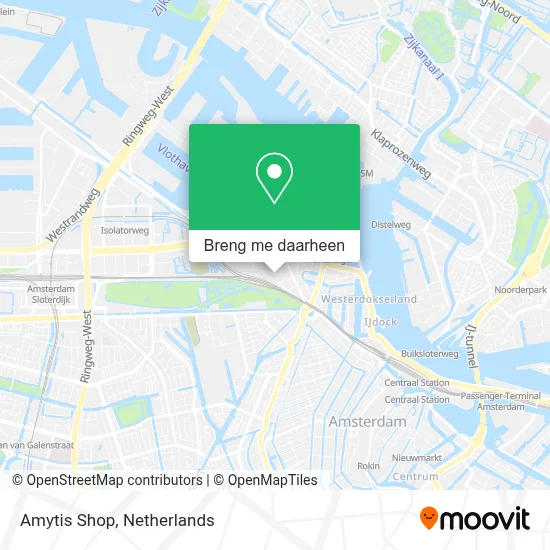 Amytis Shop kaart
