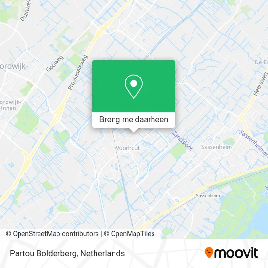 Partou Bolderberg kaart