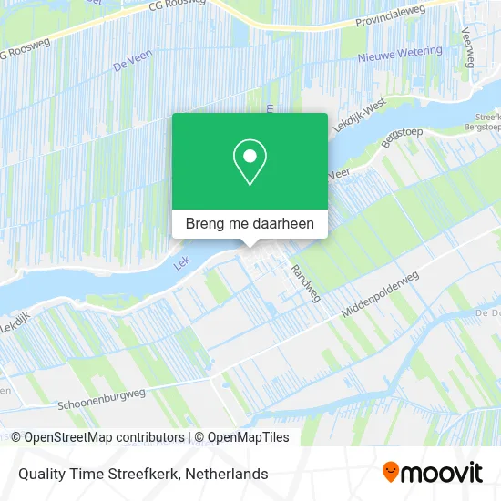 Quality Time Streefkerk kaart