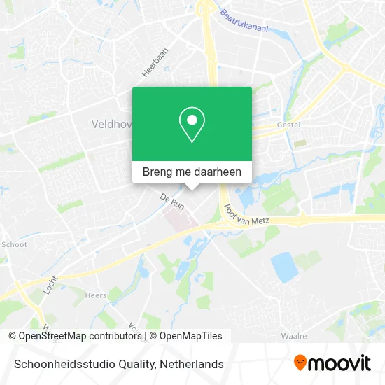Schoonheidsstudio Quality kaart