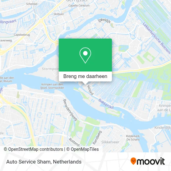 Auto Service Sham kaart