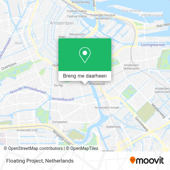 Floating Project kaart