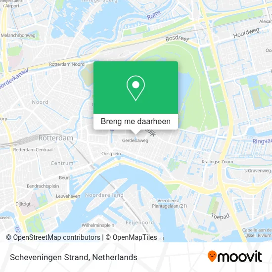 Scheveningen Strand kaart