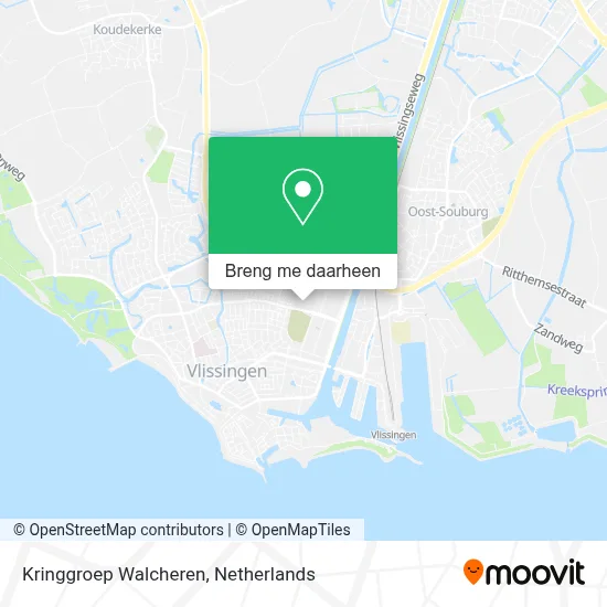 Kringgroep Walcheren kaart