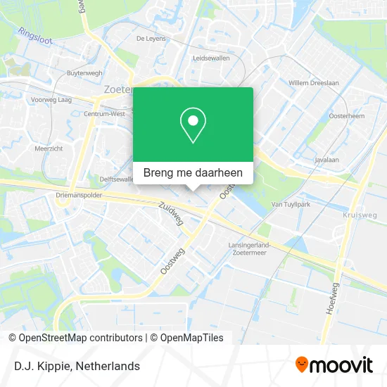 D.J. Kippie kaart
