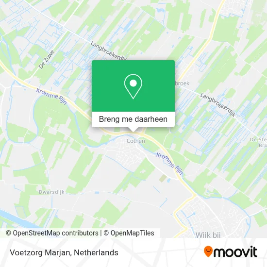 Voetzorg Marjan kaart